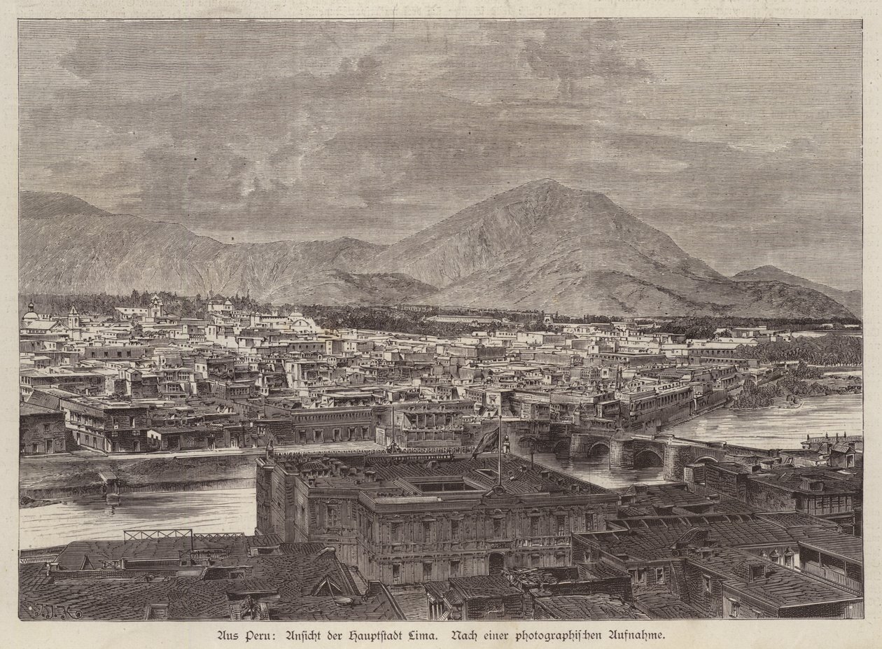 View of Lima, Peru by European School