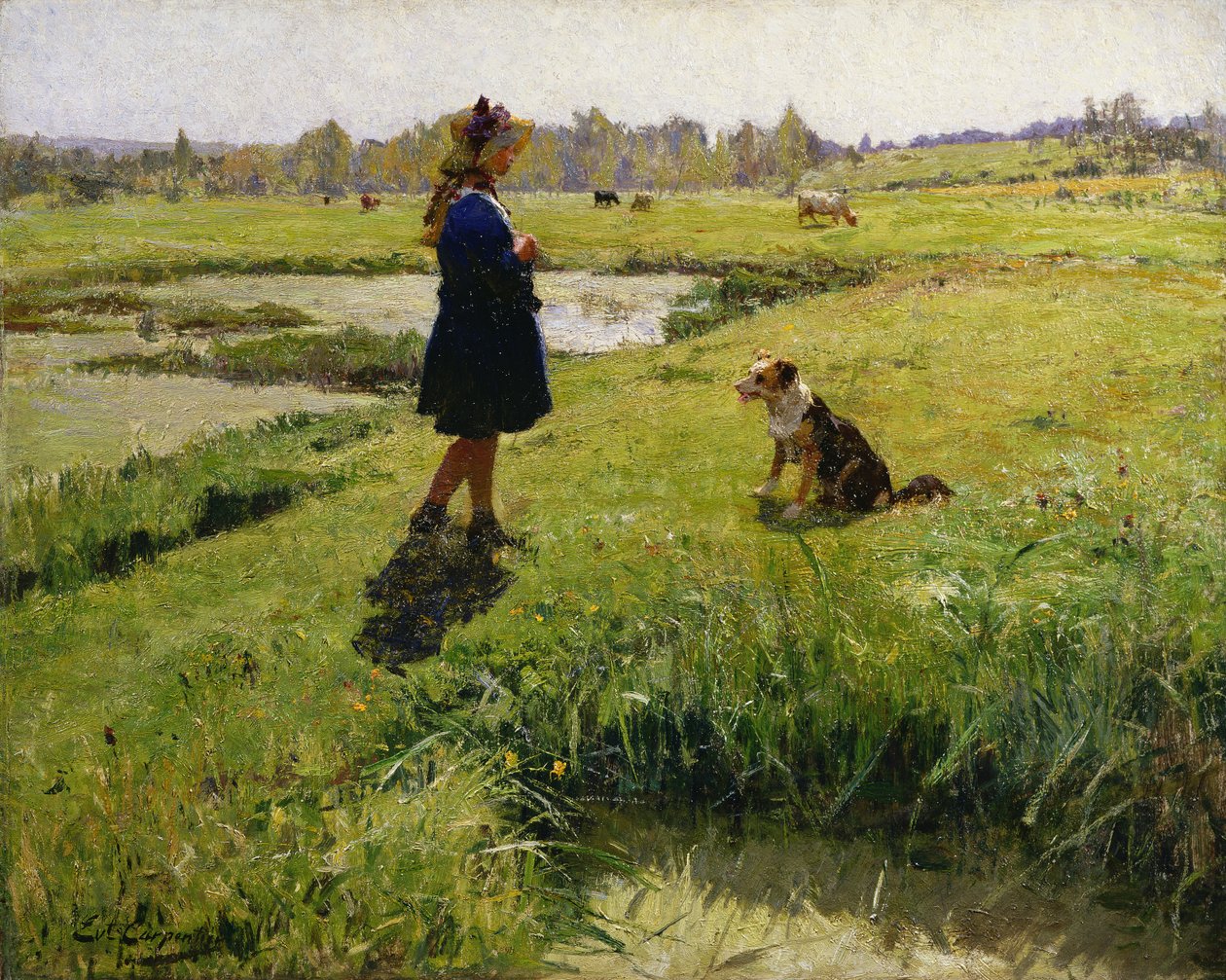 A Midday Pause by Evariste Carpentier