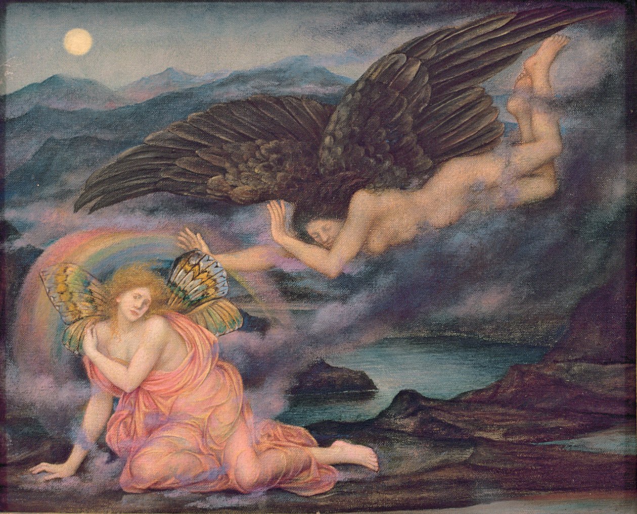 Death of a Butterfly, c.1905-10 by Evelyn De Morgan