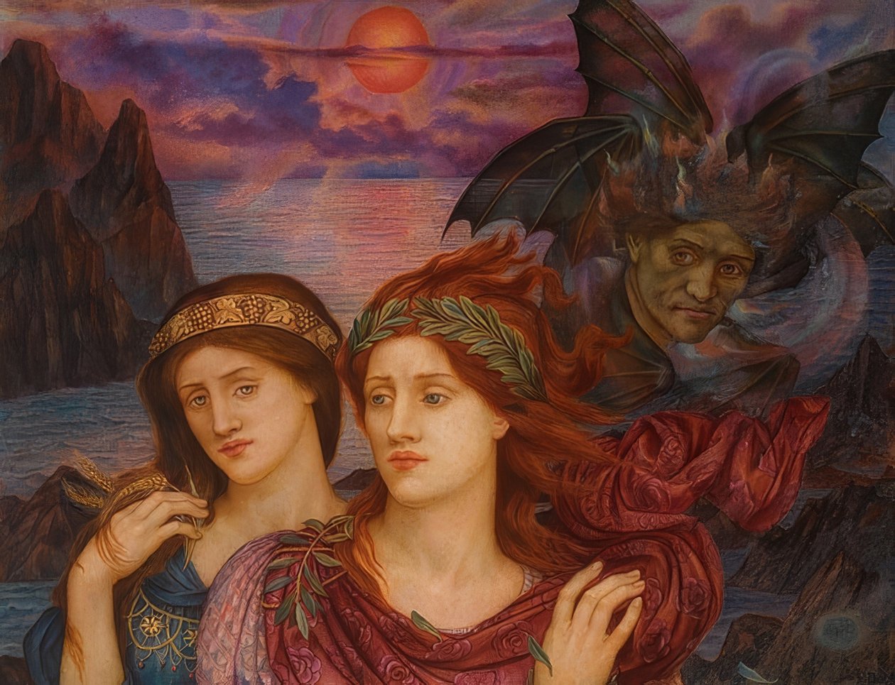 The Vision. 1914 by Evelyn De Morgan