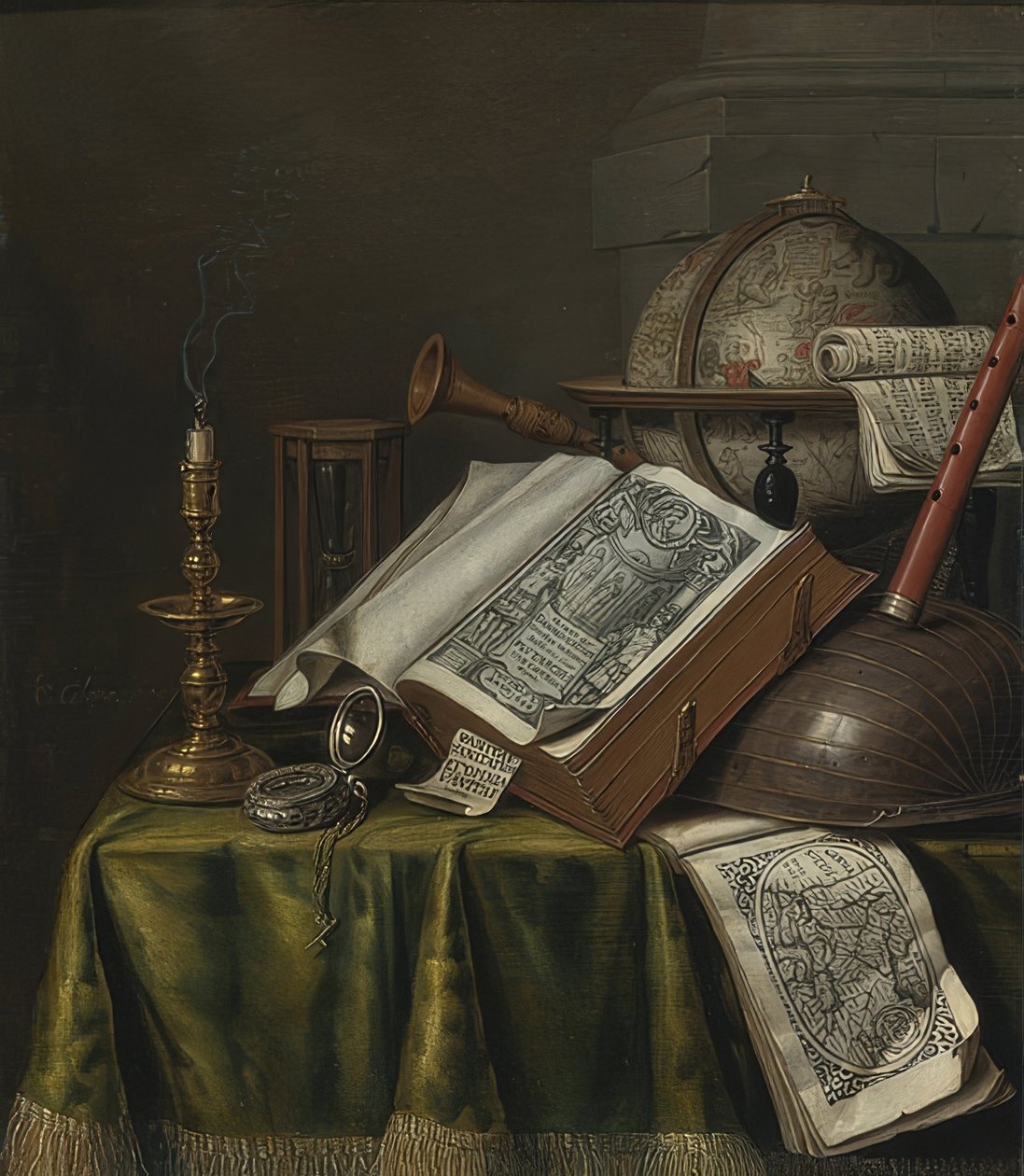 Vanitas Still Life by Evert Collier