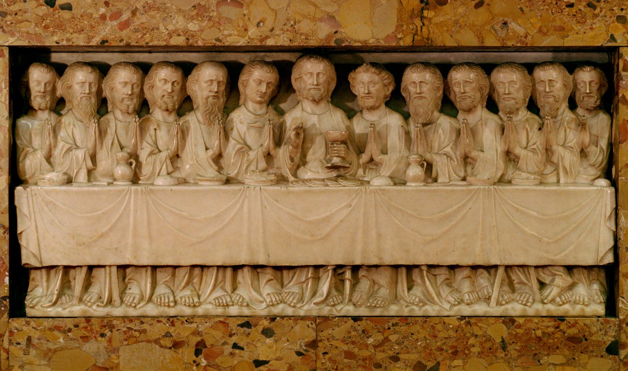 The Last Supper, c.1340 by Evrard d