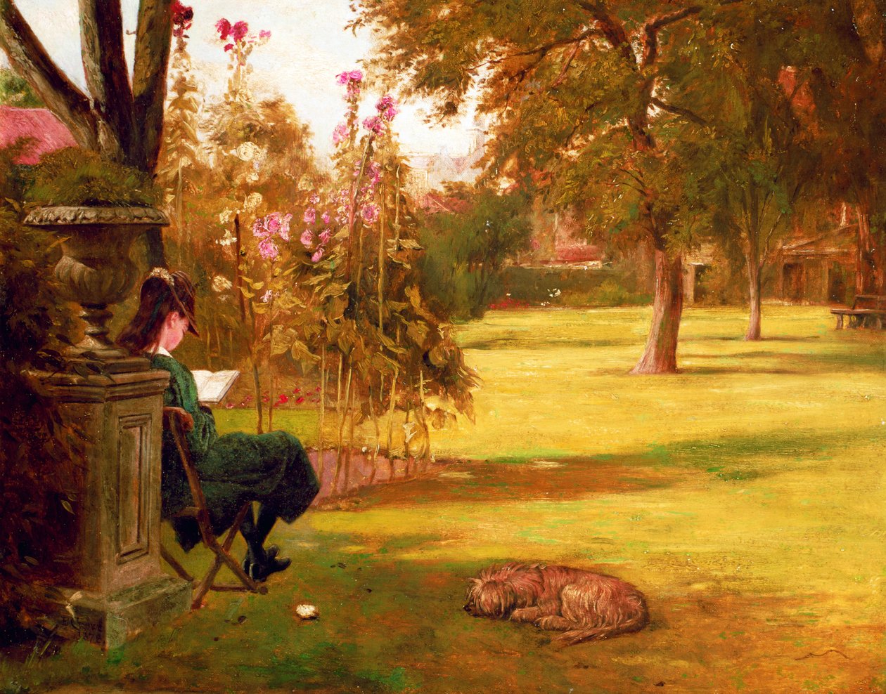 A Quiet Read by Eyre Crowe