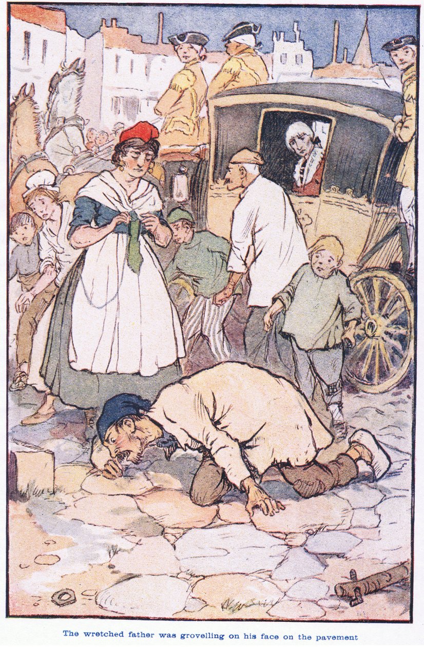 The Wretched Father Was Grovelling on His Face on the Pavement by F. M. B. Blaikie