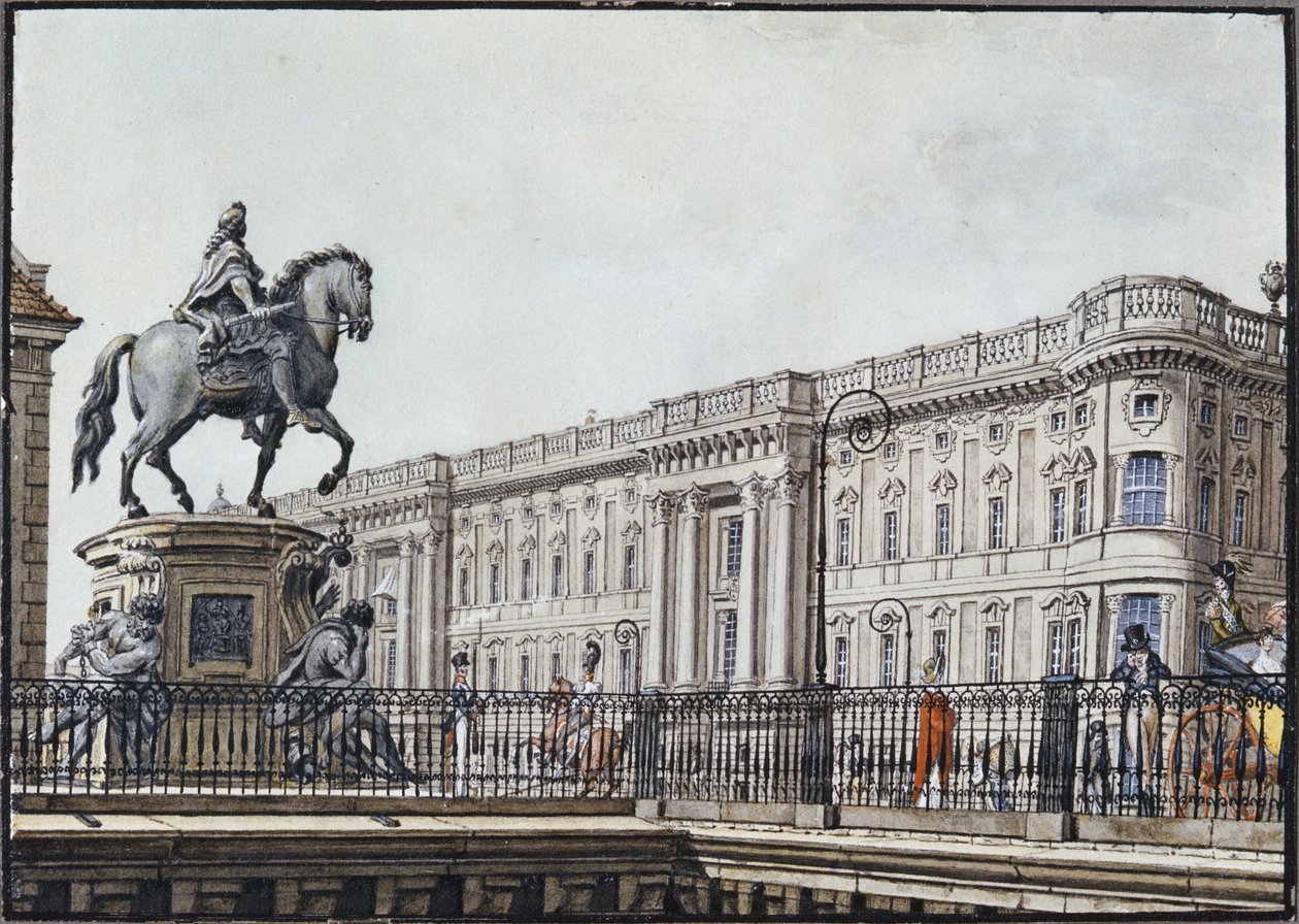 The Long Bridge with an Aristocratic Monument by F.A. Calau