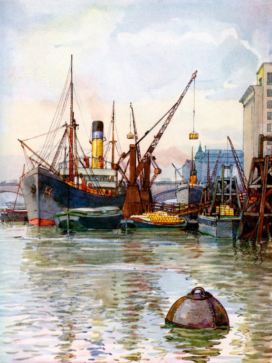 The Pool of London by FP Dickinson
