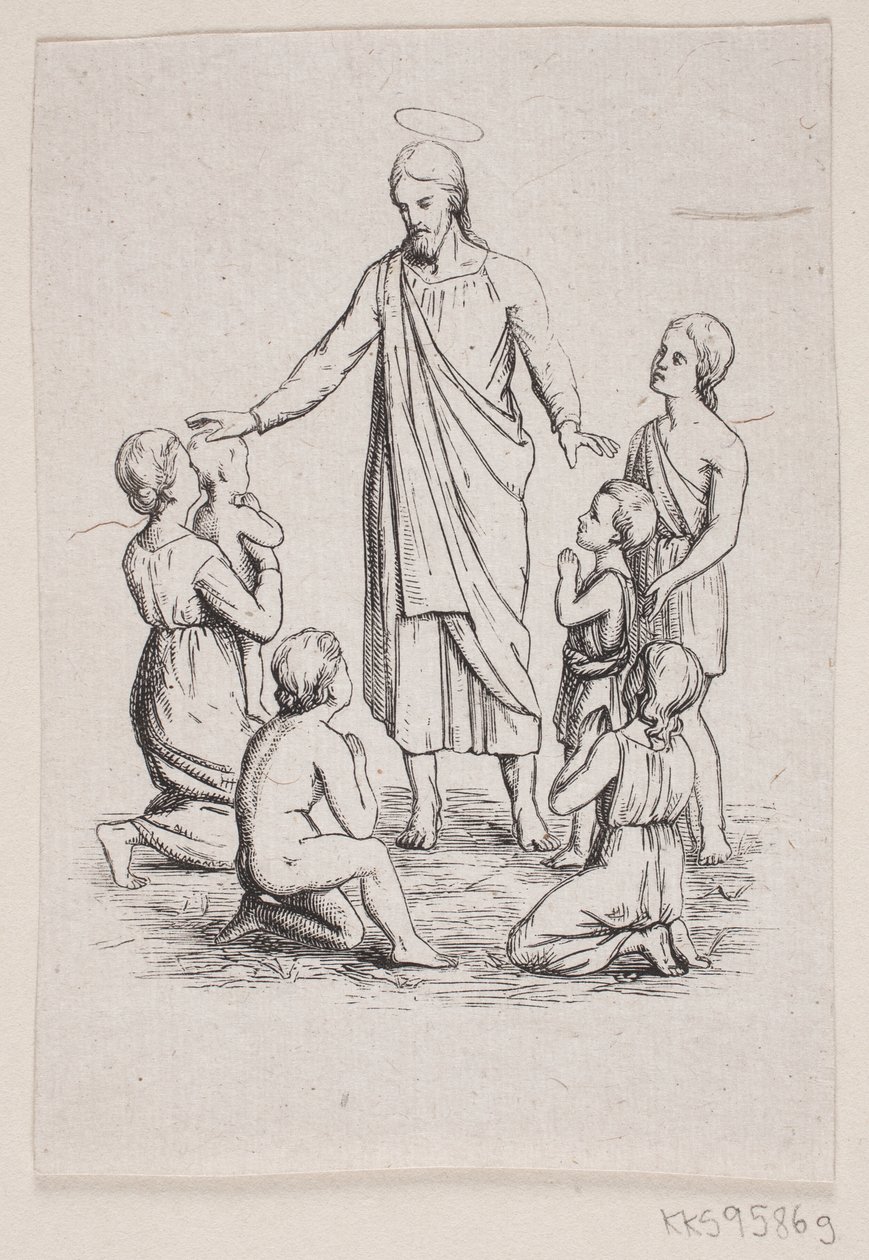 Christ and the Little Children by F. Hendriksen