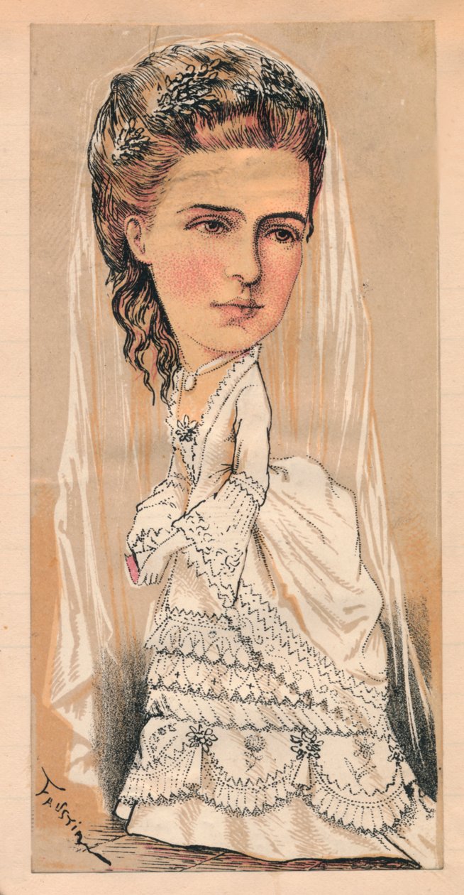 H.R.H. The Duchess of Edinburgh, 1874 by Faustin