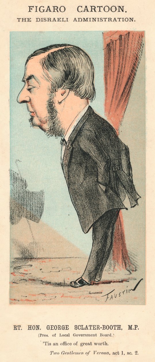 The Rt. Hon. George Sclater-Booth, M.P. by Faustin