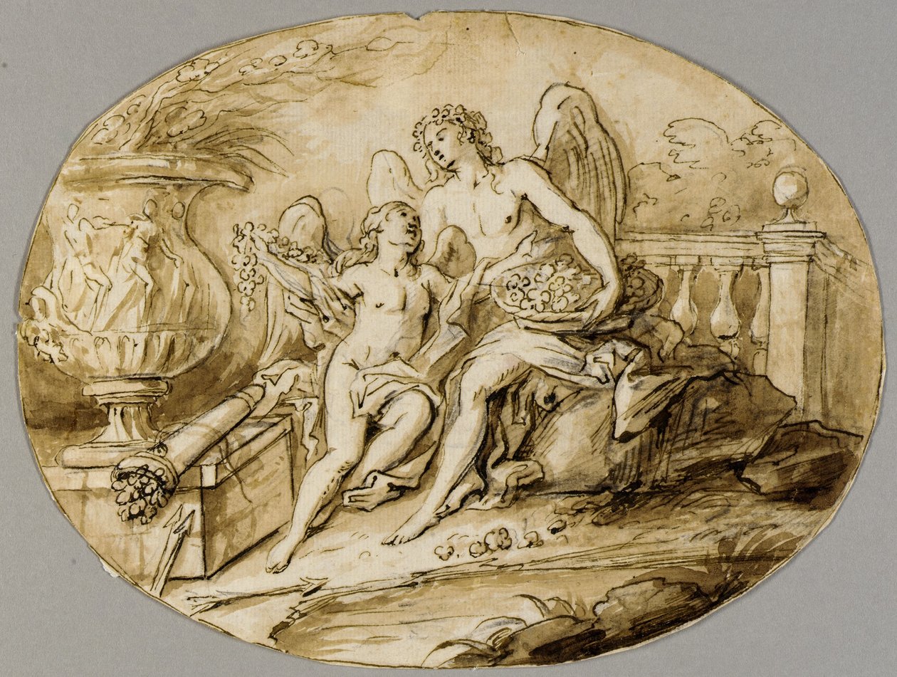 Drawing by Fedele Fischetti