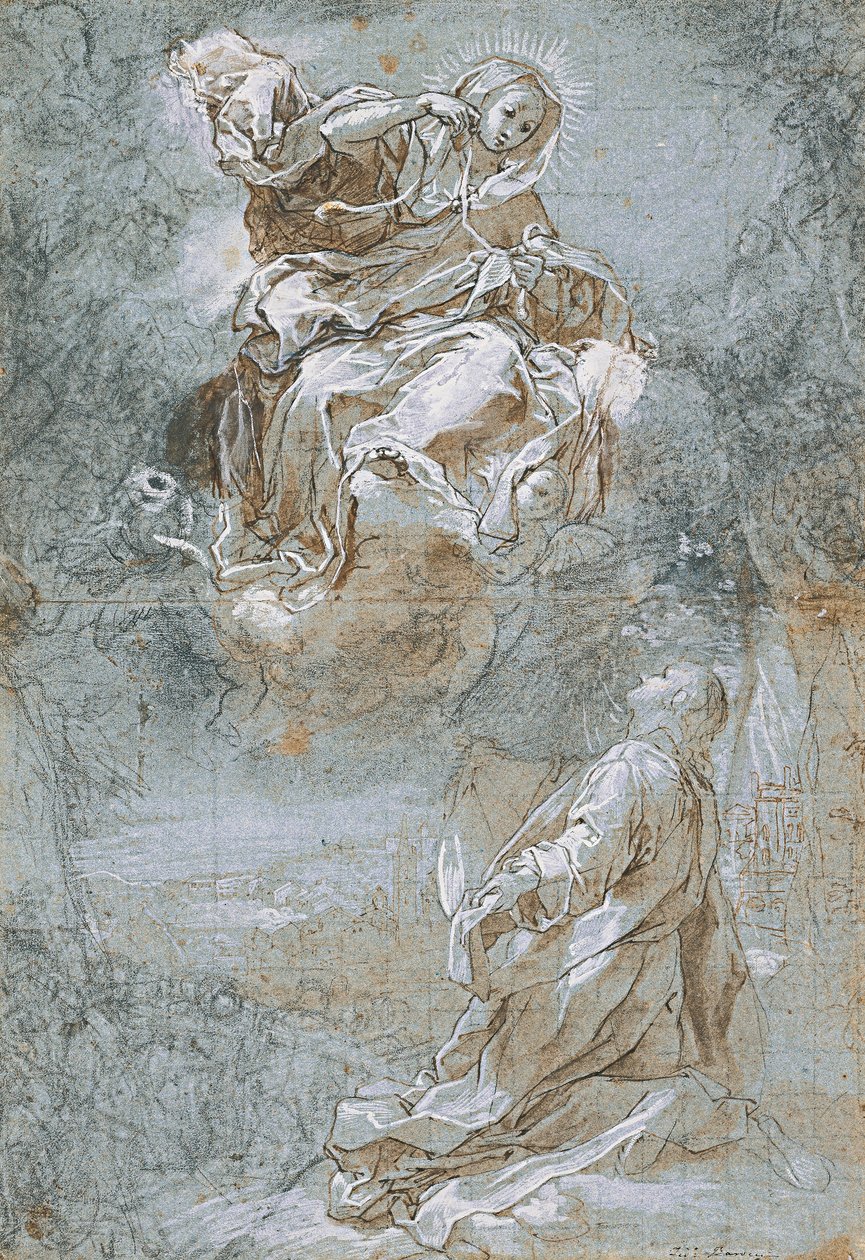 The Miracle of the Sacred Belt (recto) by Federico Barocci