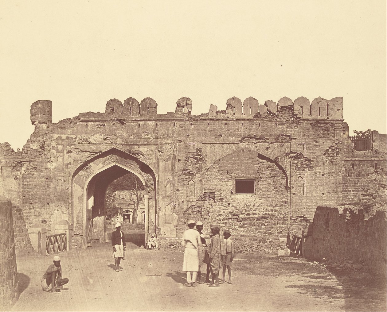 Cashmere Gate. Front View by Felice Beato