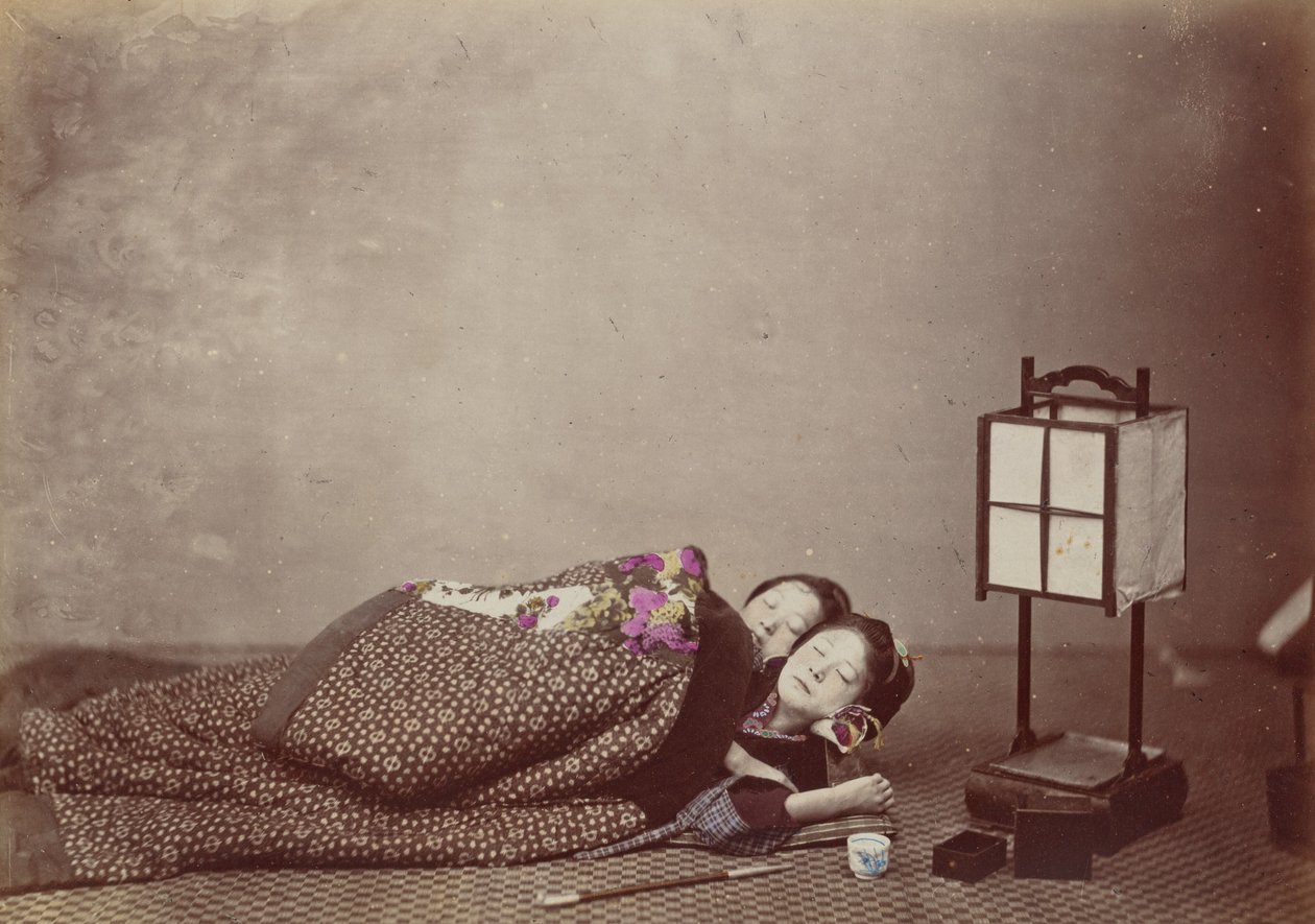 Sleeping Beauties, 1868 by Felice Beato