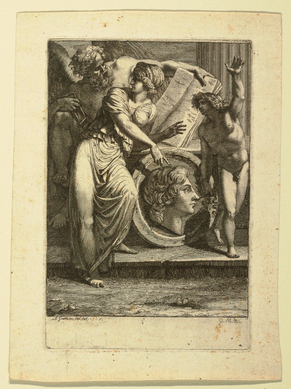 Frontispiece or Dedicatory Page by Felice Giani