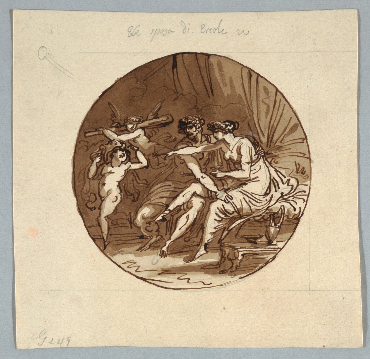 The Wedding of Hebe and Hercules by Felice Giani