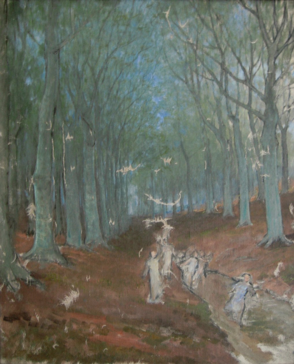Study of Grove of Trees by Felix Resurreccion Hidalgo