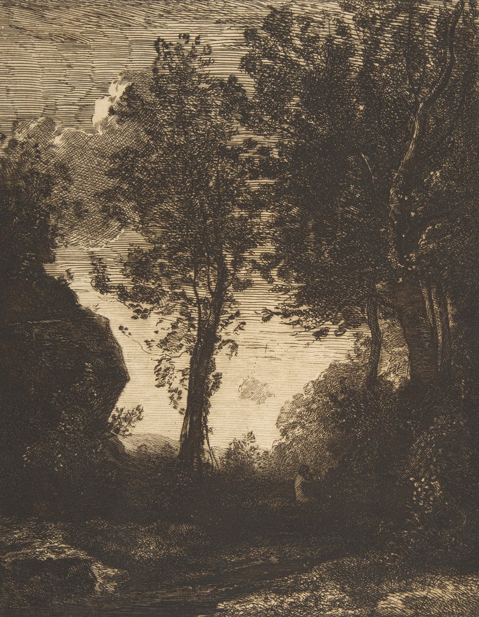 Sunset by Felix Bracquemond
