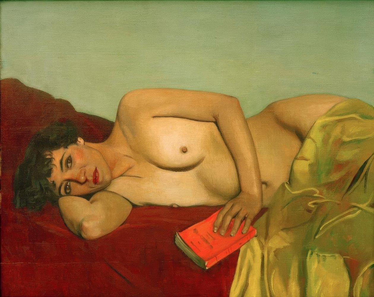 The Laid Down Reading by Felix Edouard Vallotton