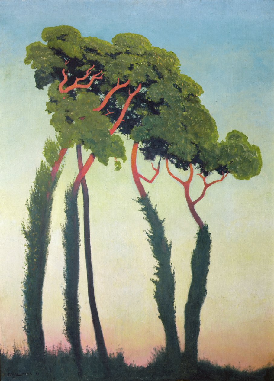 Landscape with Trees by Felix Edouard Vallotton