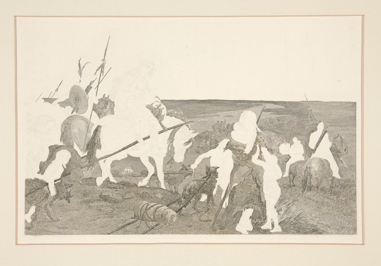 Crossing the Plain by Felix O. C. Darley