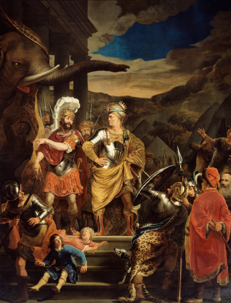 Fabritius and Pyrrhus by Ferdinand Bol