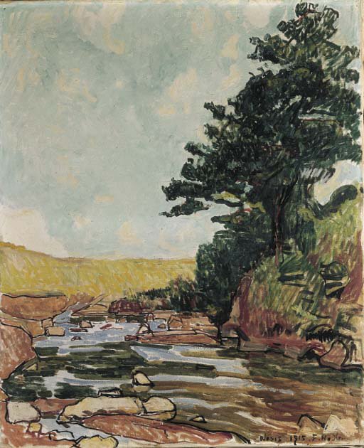 Stream near Neris by Ferdinand Hodler