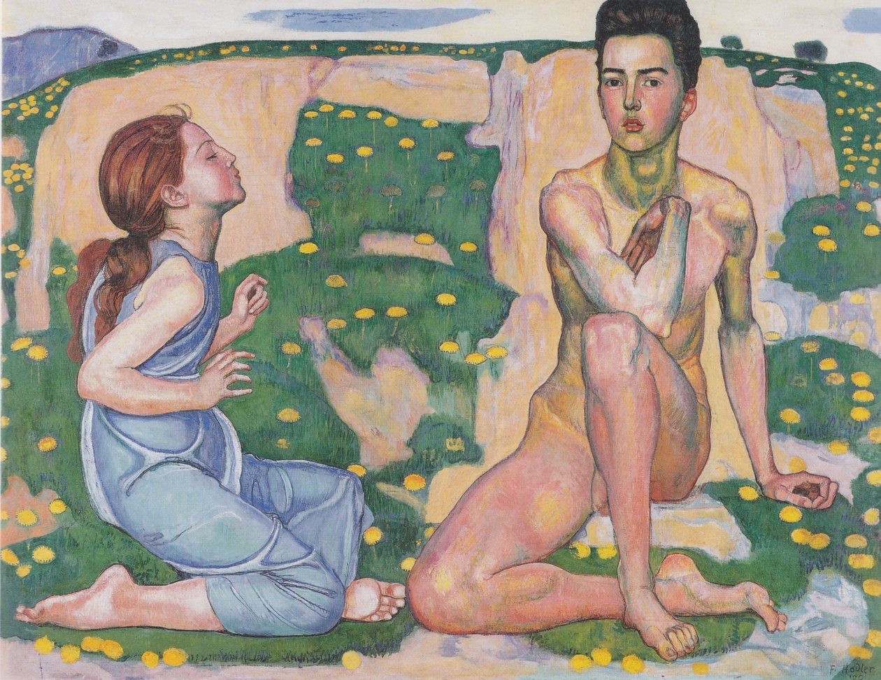 The Spring by Ferdinand Hodler