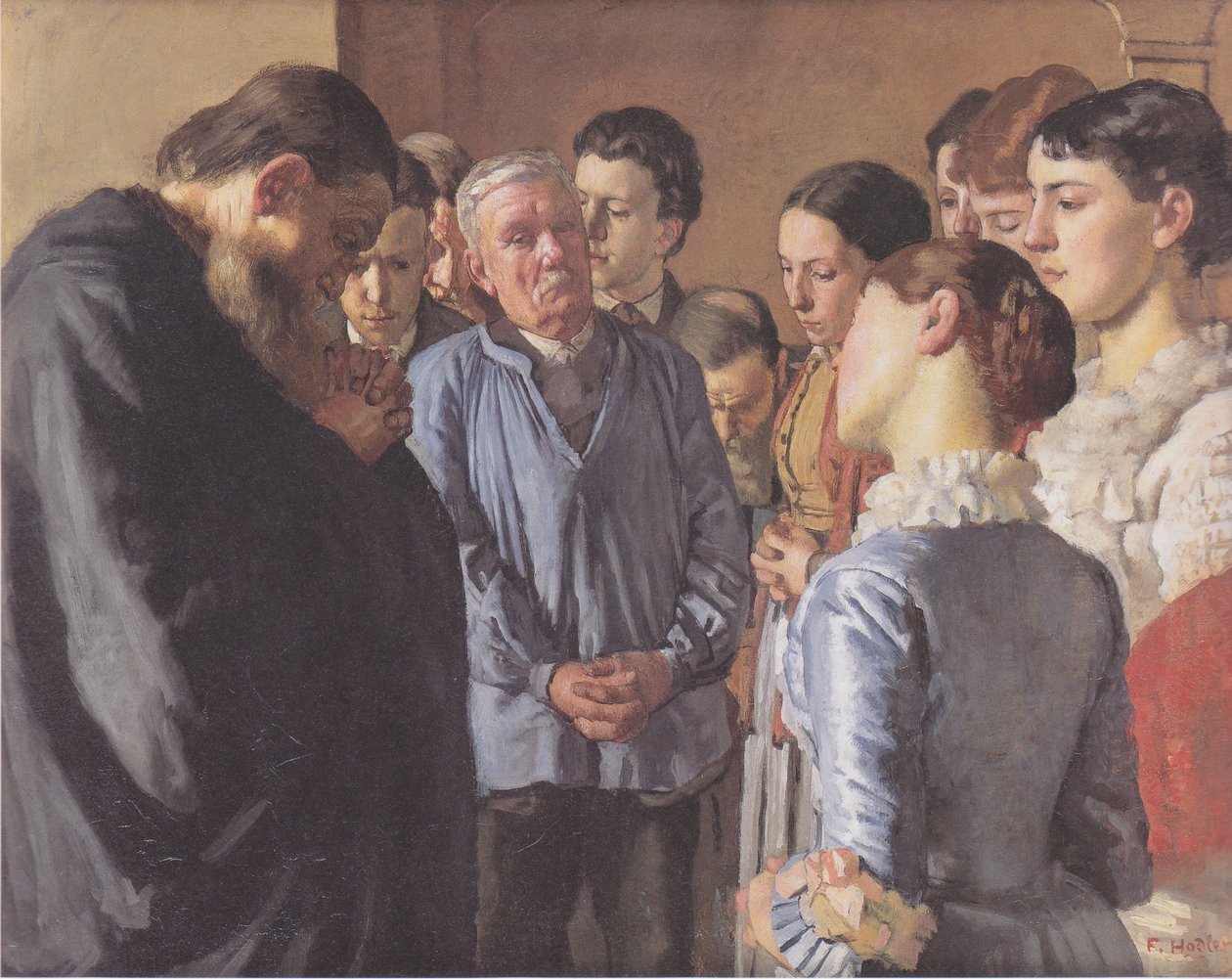 The Devotion by Ferdinand Hodler