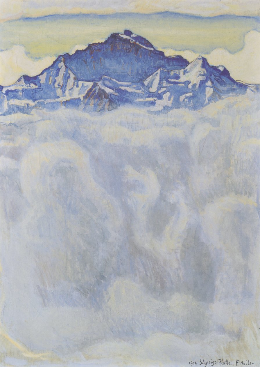 The Jungfrau above the Sea of Fog by Ferdinand Hodler