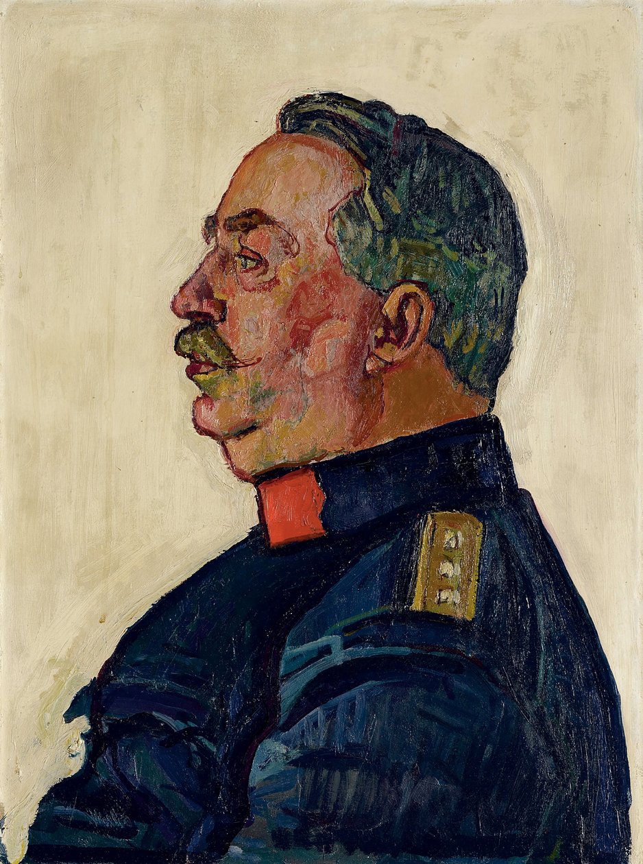 Portrait of General Ulrich Wille by Ferdinand Hodler