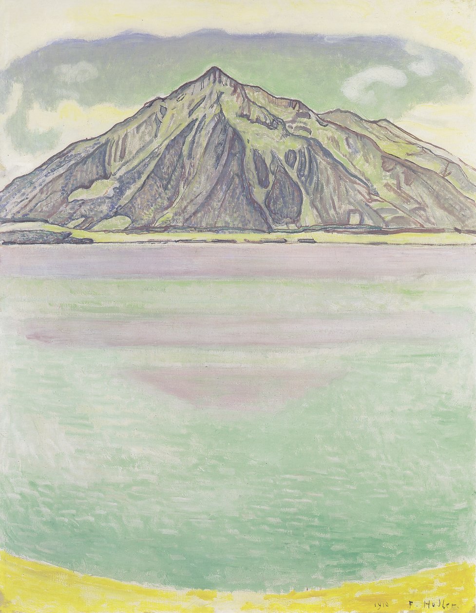 Lake Thun with Niesen by Ferdinand Hodler