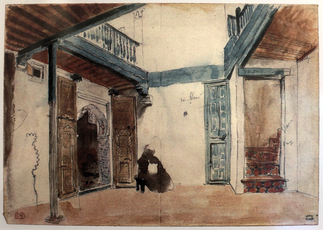 Morocco by Ferdinand Victor Eugene Delacroix