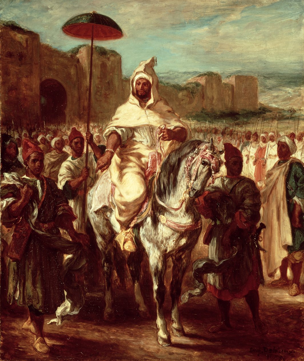 Abd Ar-Rahman, Sultan of Morocco by Ferdinand Victor Eugene Delacroix