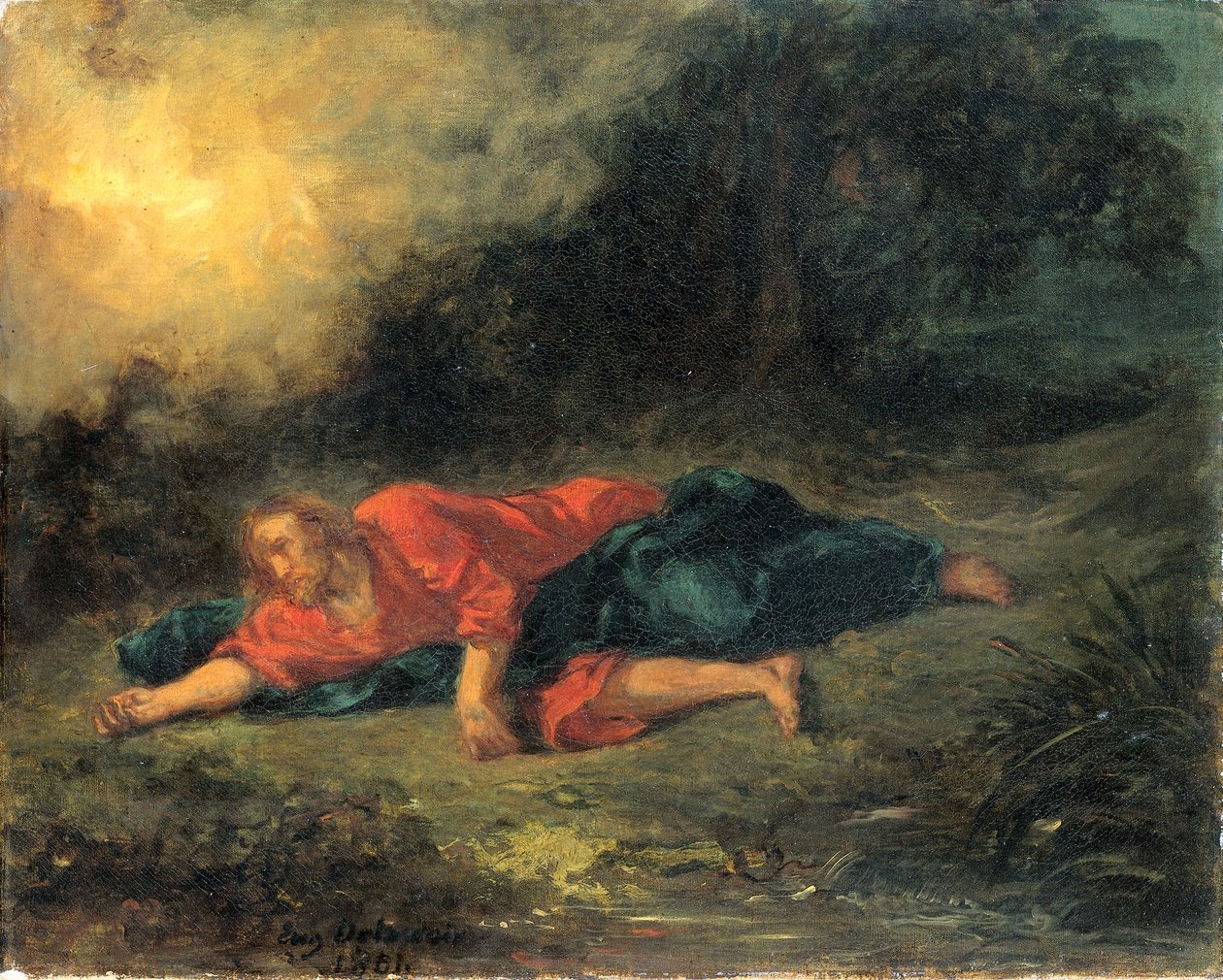 The Agony in the Garden by Ferdinand Victor Eugene Delacroix