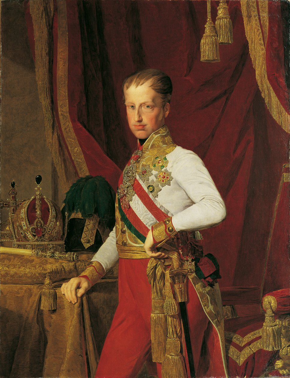 Emperor Ferdinand I of Austria by Ferdinand Georg Waldmuller