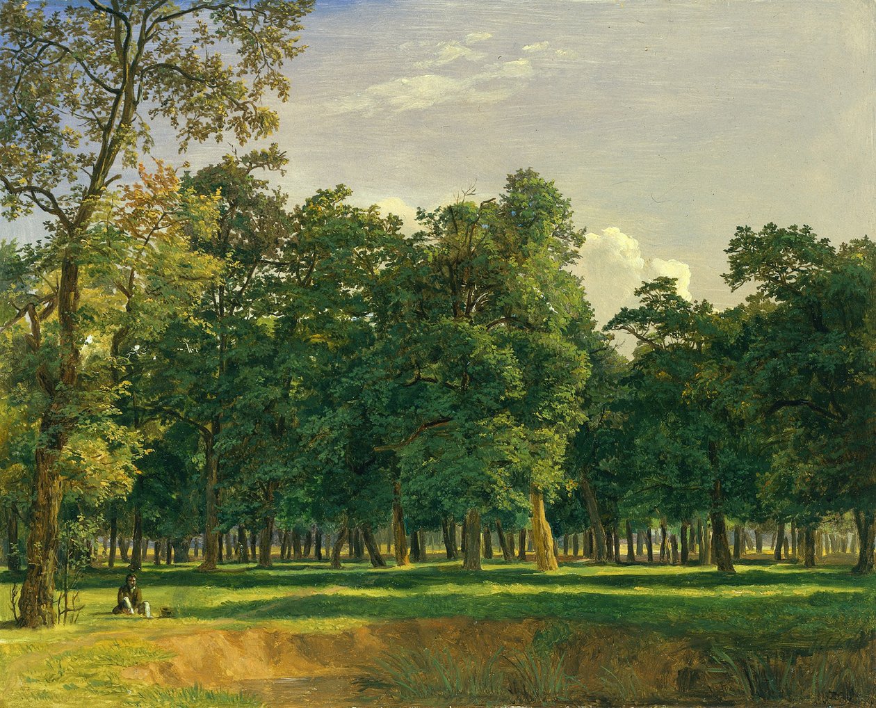 Prater Landscape by Ferdinand Georg Waldmuller