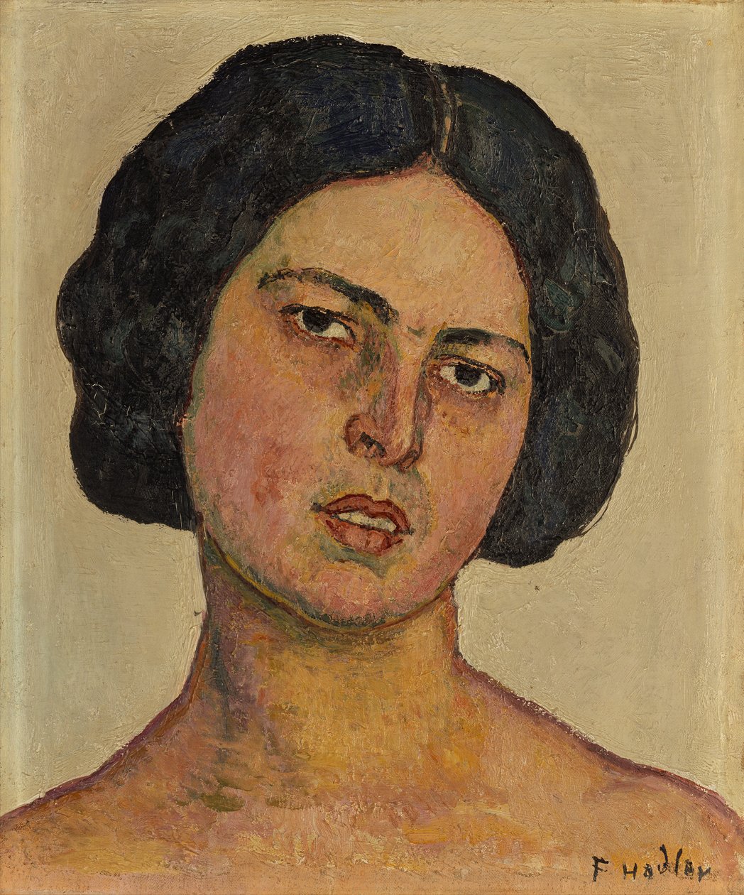 Portrait of Giulia Leonardi by Ferdinand Hodler