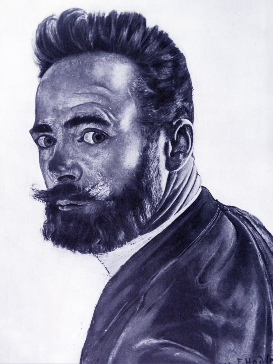 Self Portrait, 1891 by Ferdinand Hodler