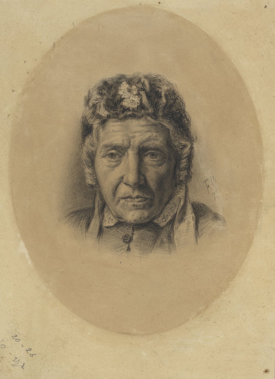 Portrait of J.M. Vogelsang by Ferdinand Oldewelt