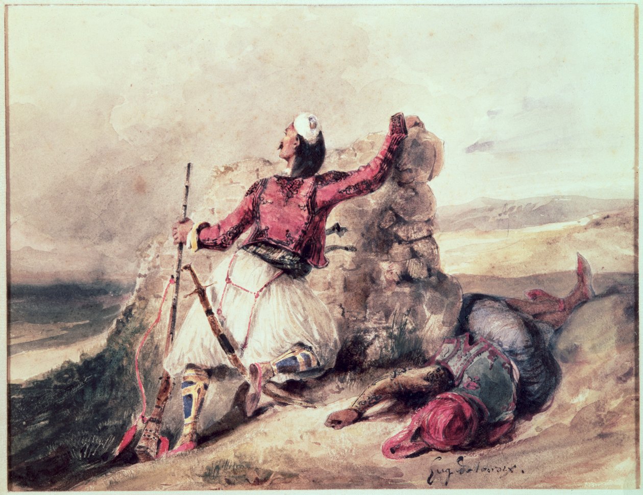 Greeks Under Siege by Ferdinand Victor Eugene Delacroix