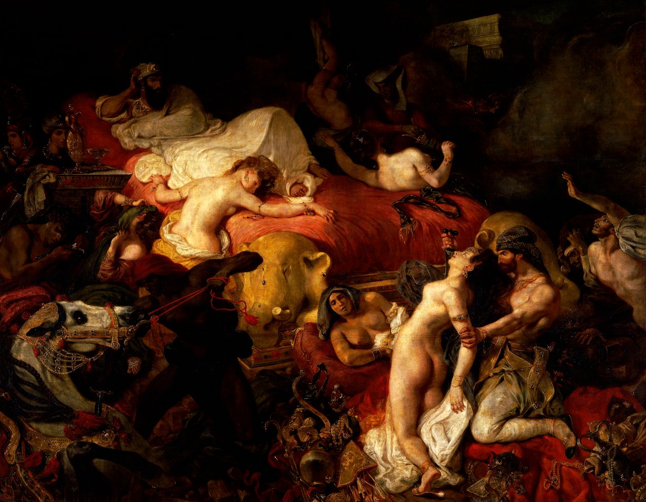 The Death of Sardanapalus by Ferdinand Victor Eugene Delacroix