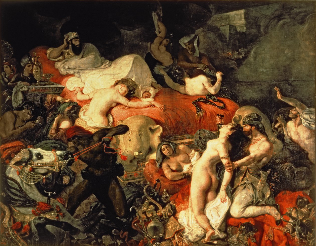 The Death of Sardanapalus by Ferdinand Victor Eugene Delacroix