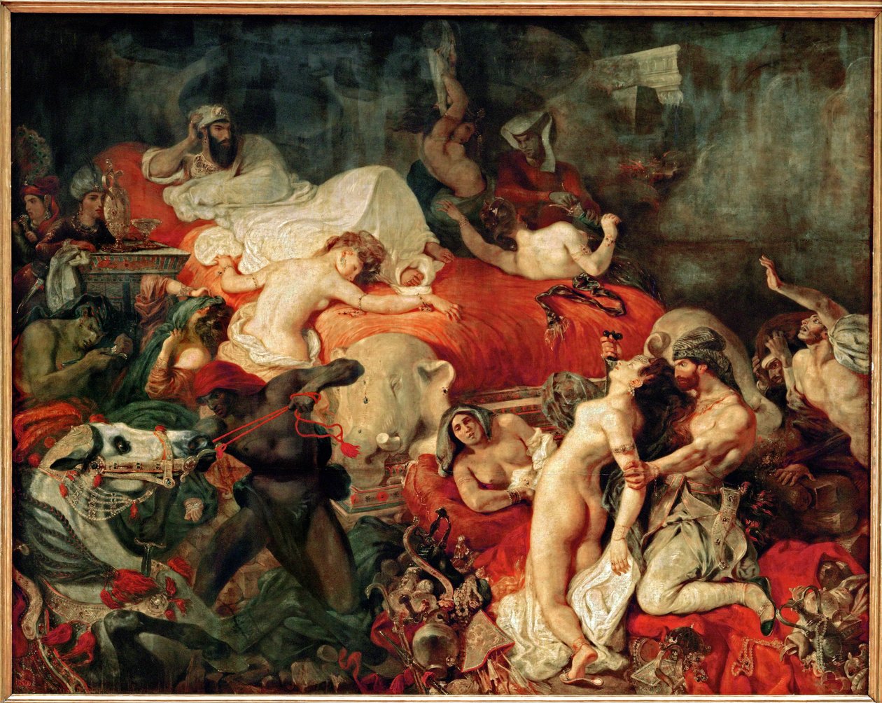 The Death of Sardanapalus by Ferdinand Victor Eugene Delacroix