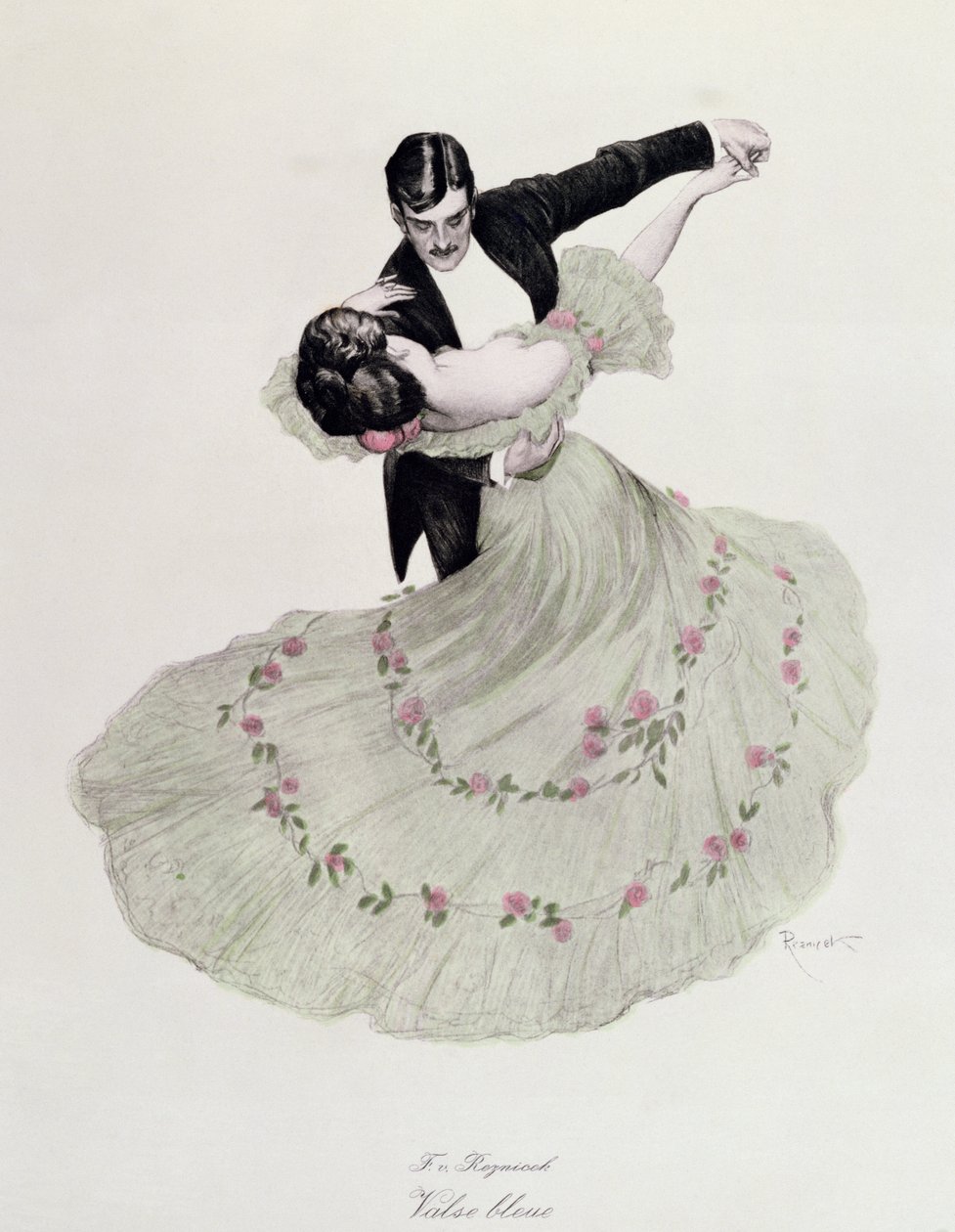 The Blue Waltz by Ferdinand von Reznicek