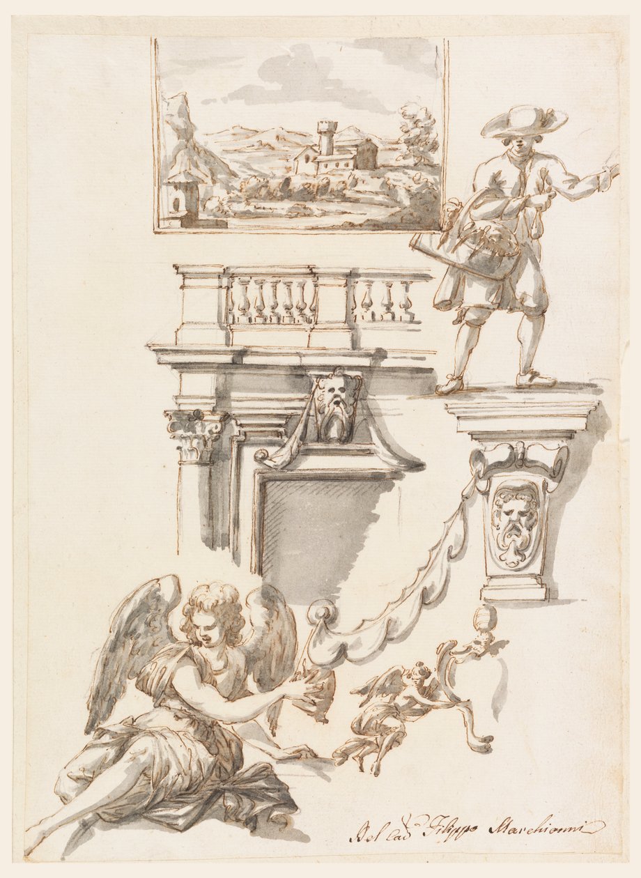 Architecture and Figure Studies by Filippo Marchionni