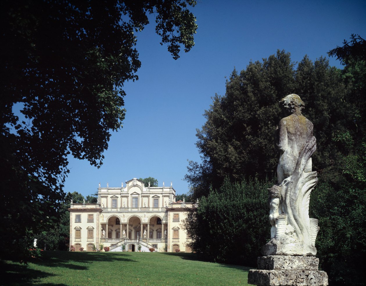 View of Villa Mansi by Filippo or Juvara Juvarra