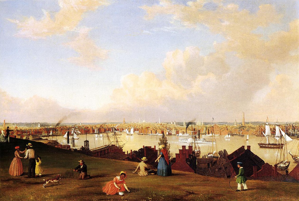 View of Baltimore by Fitz Henry Lane