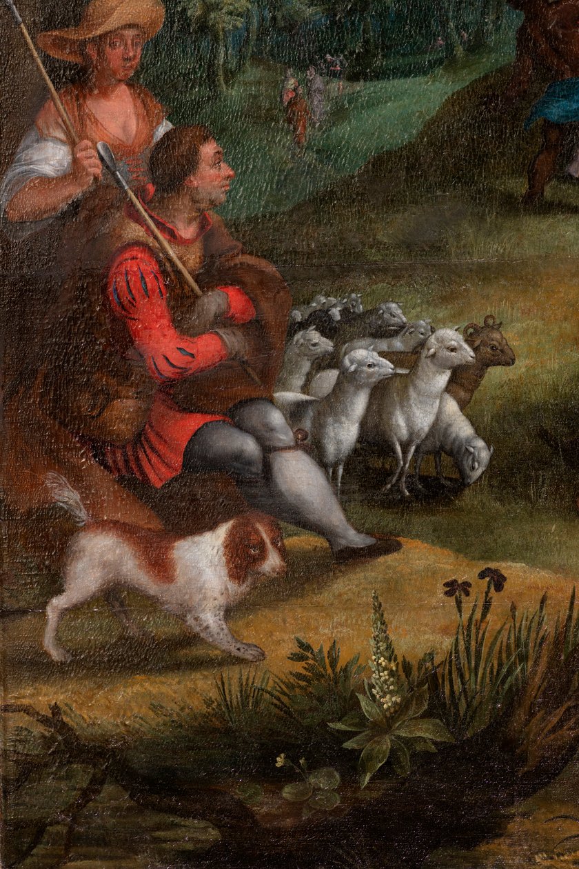Preaching of John in the Desert by Flemish School
