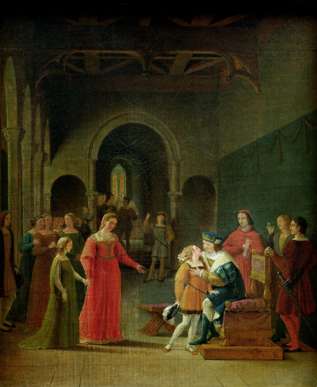 Francois I Presented to Louis XII by Fleury François Richard