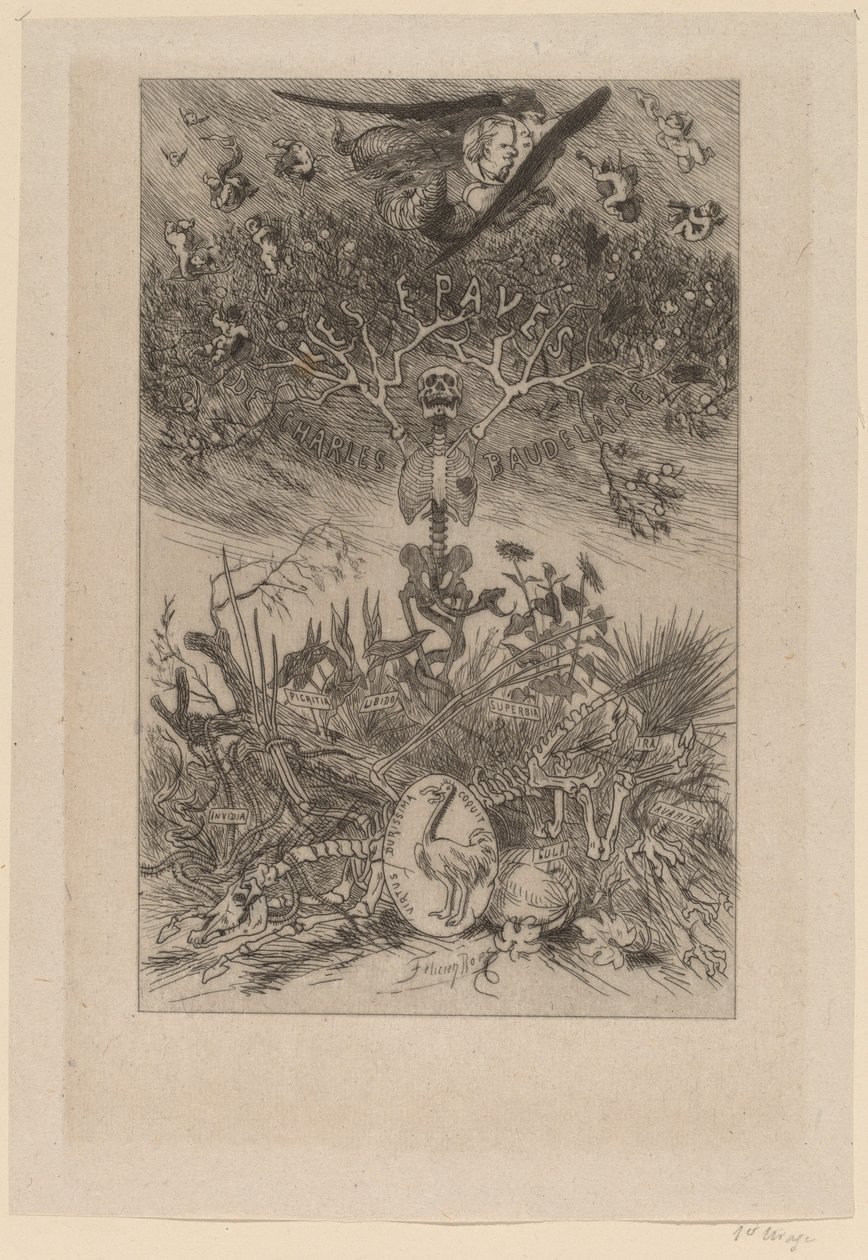 Frontispiece: The Waifs by Félicien Rops